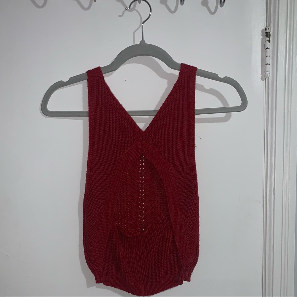 Dynamite ~ Knit Open Back Top - Picture 2 of 3